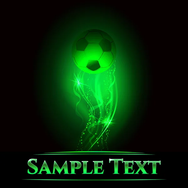 Futbol vektör kavramı, şampiyonluk için şablon