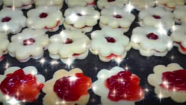 自制圣诞饼干 — 图库视频影像