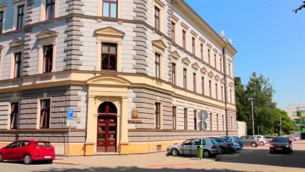 Hermoso Edificio Histórico Edificio Europa — Vídeo de stock