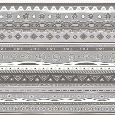 Gri bukleler. Seamless modeli.