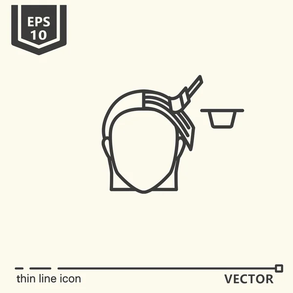 Barbershop - één pictogram 1 — Stockvector