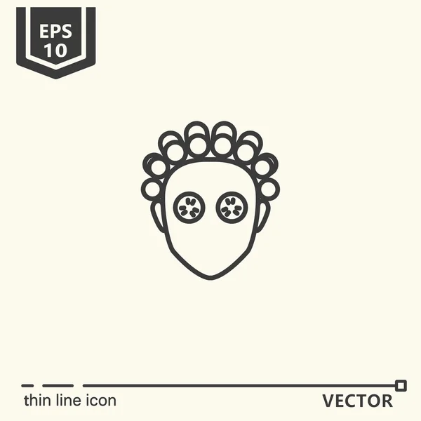 Barbería - un icono 12 — Vector de stock