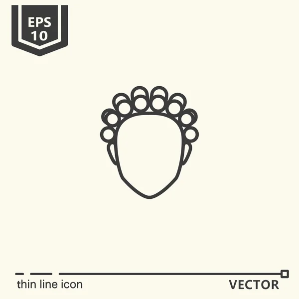Barbería - un icono 10 — Vector de stock