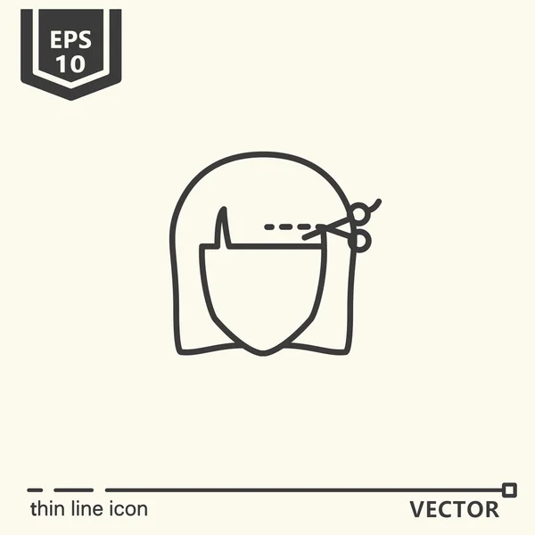 Barbería - un icono 2 — Vector de stock