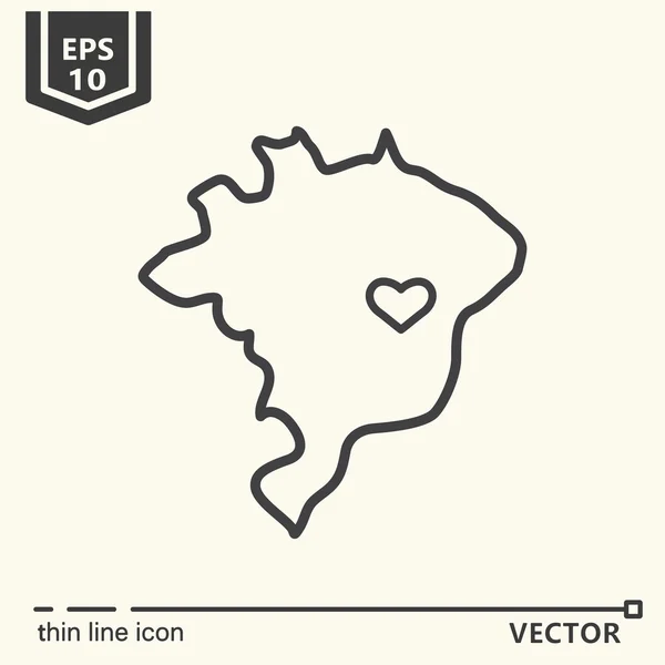 Brasil un icono 19 — Vector de stock