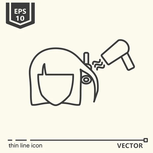 Barbershop - één pictogram 9 — Stockvector