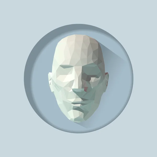 düşük Poli insan kafası