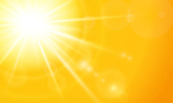 Olayları ile güneş ve turuncu arka plan