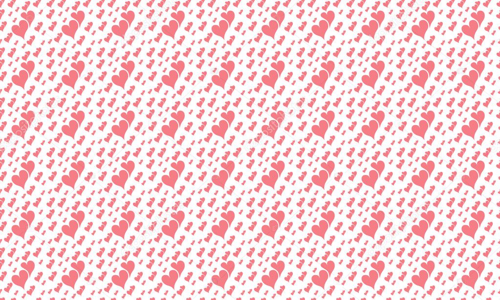 Pattern two hearts.Vector