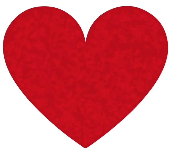 Noktalar ile büyük kırmızı kalp.