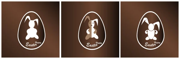 Afiş paskalya tavşanına da bir çikolata yumurta.