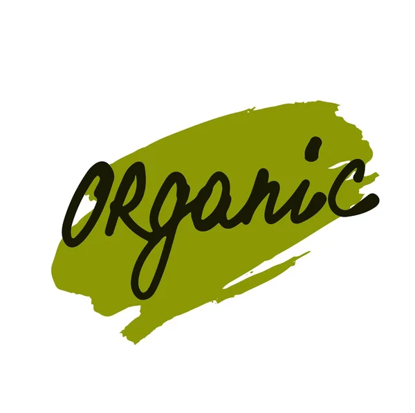 Органические пищевые этикетки — стоковый вектор