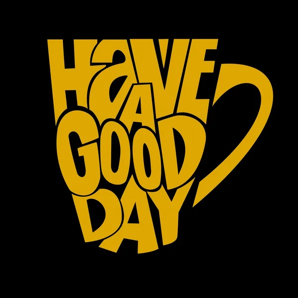 Çizilmiş alıntı el - iyi günler