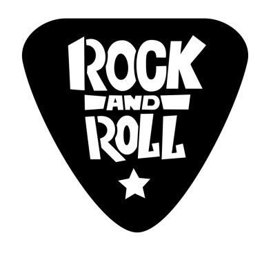 Rock and roll arka plan tasarım.