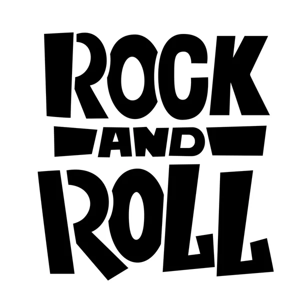 Rock and roll podtisku. — Stockový vektor