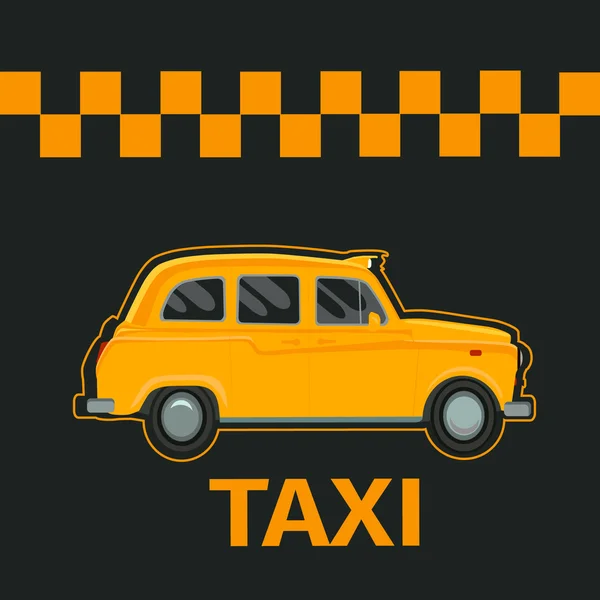 Taxi bil — Stock vektor