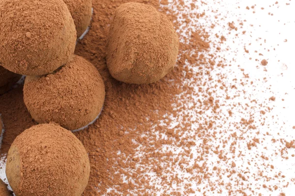 Çikolata Truffles kakao toz boyalı