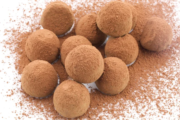 Sweet chocolate Truffles — Stock Photo, Image