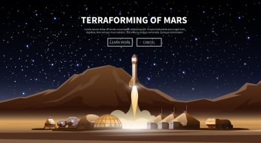 İlk kolonilerin. Terraforming Mars.