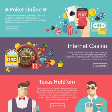 Poker online. Internet casino.