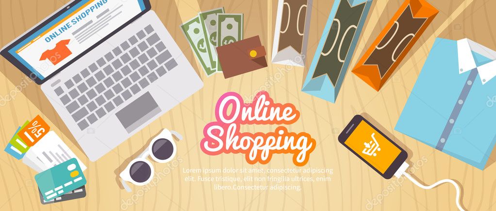 Online shopping banner