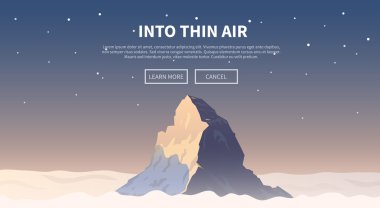Climbing vector background. Web banner.