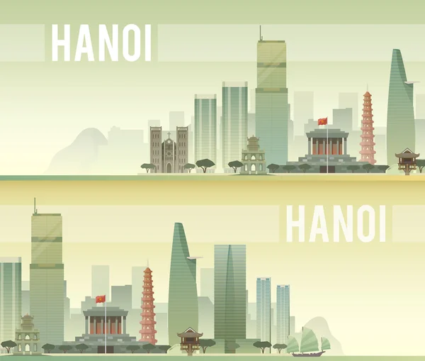 Hanoi. Vector illustration. — Διανυσματικό Αρχείο