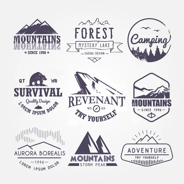 Set of premium vector labels