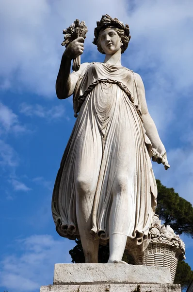Statua, marmo, roma — Foto Stock