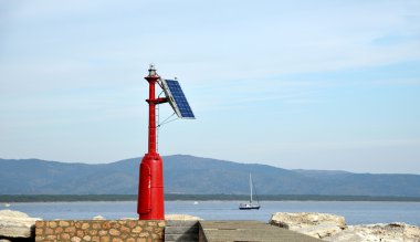 deniz feneri güneş