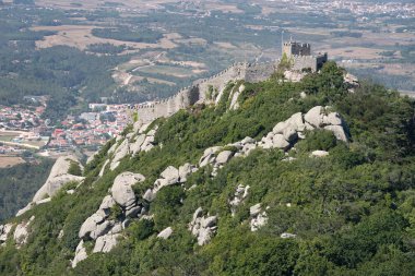 Sintra, Portug yakınında kırlarda Castle
