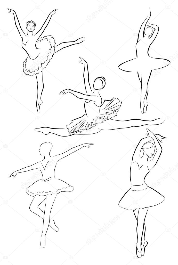 Dance line drawing hi-res stock photography and images - Alamy