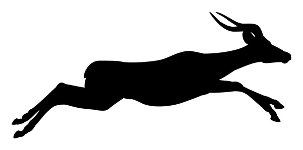 Lopende antelope — Stockvector