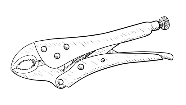 Alicates ajustables de bloqueo — Archivo Imágenes Vectoriales