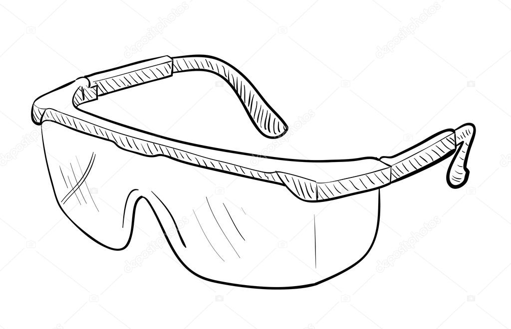 Clip Art Safety Goggles Drawing Compare Prices | borba.me