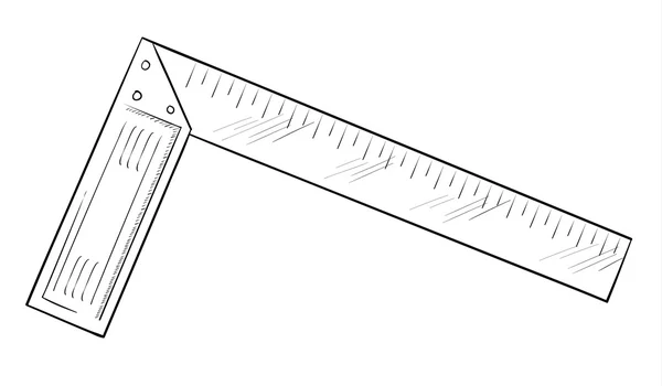 Illustrazione quadrata dei falegnami — Vettoriale Stock