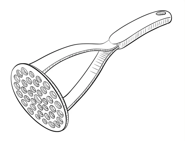 Illustrazione di Potato Masher — Vettoriale Stock