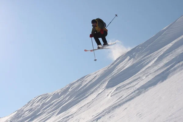 Skiing in Svalbard Norway — Stock Photo, Image