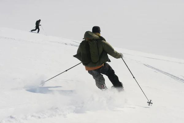 Skiing in Svalbard Norway — Stock Photo, Image