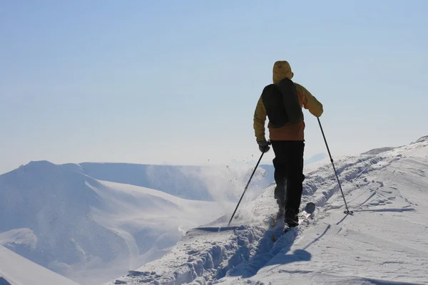 스발바르 노르웨이 스키 — 스톡 사진