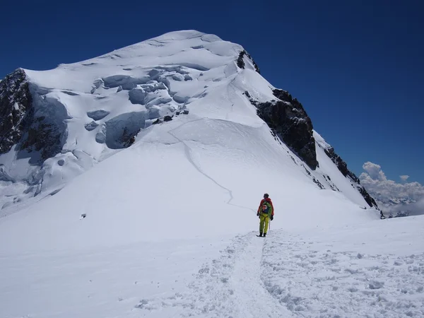 Mont Blanc mászás, Franciaország — Stock Fotó