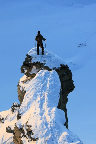 Esqui em Svalbard Noruega — Fotografia de Stock