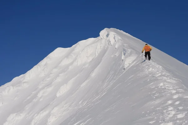 Skiing expedition Svalbard i Norge — Stockfoto