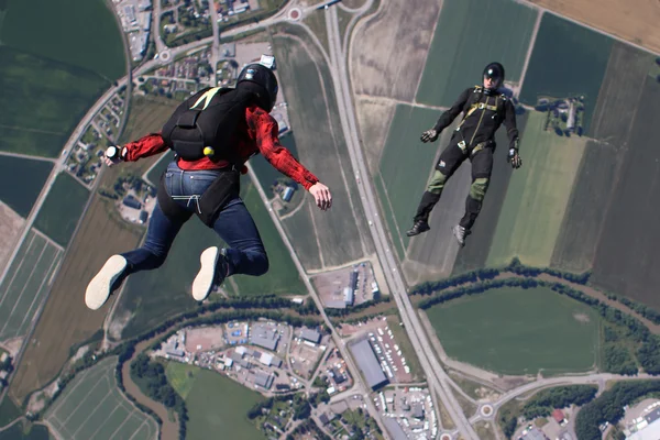 Skydiving en Norvège — Photo