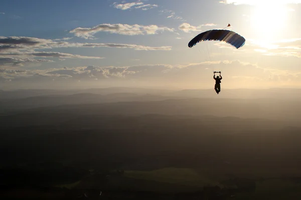 Skydiving en Norvège — Photo