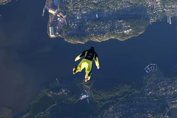 Skydiving en Norvège — Photo