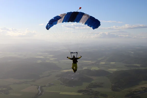 Skydiving en Norvège — Photo