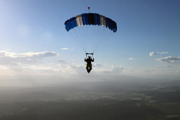 挪威的跳伞 — 图库照片