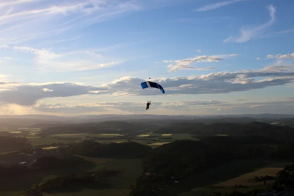 Skydiving en Norvège — Photo