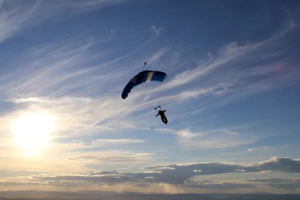 Skydiving in Norway — Stock Photo, Image